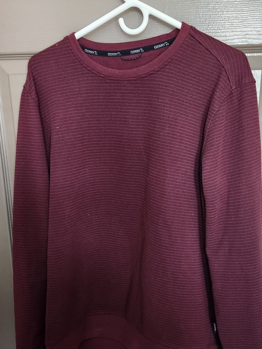 Gerry Weber Men's Burgundy Crewneck Sweater